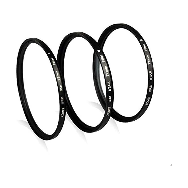 Linghuang Zomei 82 mm Filter, glitzernd, dünn, (4 + 6 + 8 Punkte), Kreuzfilter Light Flare definiert das Objektiv Stern… – Bild 3