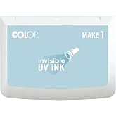 COLOP Make 1 Ink Stamp Pad, Non-Toxic, 3.5" x 1.94", UV Ink | Premium Water-Based &amp; Acid-Free Non-Toxic Ink For Rubber Stamps, Craft Ink Pad For Card Making, Crafts, &amp; Scrapbooking