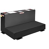 Weather Guard Transfer Tank L-Shape 90Gal Black, Alloy Steel
