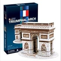 3D Arc De Triomphe in Paris Puzzle by CubicFun