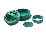 GreenBeat Stuffed Burger Press | 15 Vegetarian Recipes EBook | 30 Wax Papers - Hamburger Grill Accessories