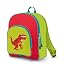 Crocodile Creek 4647-7 Eco Kids T-Rex Backpack, 14", Red