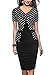 REPHYLLIS Women Bodycon Office Church Elegant Midi Work Pencil Sheath Dress