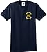 United States Navy Seal Team Left Chest Imprint T-Shirt (S-5X) (Large, Navy)