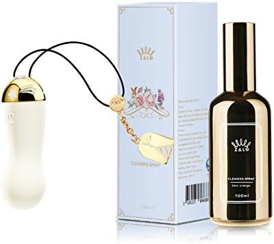 ZALO Baby Star Massager Vanilla White with ZALO Cleaning Spray Lime Orange