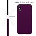 TORRAS Slim Fit iPhone Xs Case/iPhone X Case, Hard Plastic PC Super Thin Mobile Phone Cover Case with Matte Finish Coating Grip Compatible with iPhone X/iPhone Xs 5.8 inch, Violet Red