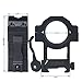 QD Quick Release 1 Inch (25.4mm) to 30mm Flashlight / Laser Sight Scope Mount Weaver 20mm Picatinny Rail High Profile Rifle Scope Mount Ring