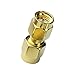 Viaky 5 Pcs Gold Plating Adapter SMA Male to SMA Male Plug RF Coaxial Adapter Connector