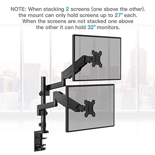 3 Monitor+Adjustable+Grommet+Computer+Screens