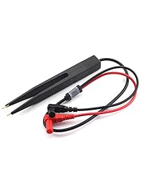 DZS Elec Precision SMD Chip Probador de prueba de componentes LCR puente inducción capacitancia resistencia herramienta de prueba multímetro de cable pinzas de inductor