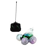 Mindscope Turbo Twisters GREEN 49 MHZ Bright LED Light Up Stunt RC Remote Control Vehicle