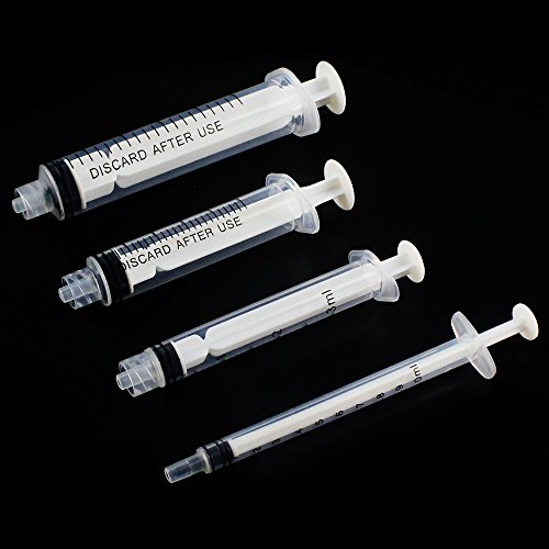 DEPEPE 20pcs Luer Lock Syringes with Blunt Tip Needles and Caps, 1ml, 3ml, 5ml, 10ml, Oil and Glue Applicator - Thumbnail 6
