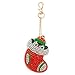 DIY Diamond Painting Keychain, Christmas Embroidery Kits Ornaments, 5D Diamond Art for Kids and Adult Beginners Home Wall Decor Perfect for Gift(4pcs)
