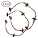 LINESO (2 Pack) SATA 15 Pin Male to 4xSATA 15 Pin Female Power Splitter Cables L=19.5Inches (50CM)