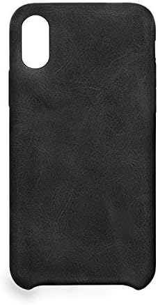 Leather Case W/ Inner Microfiber (Black)- iPhone X