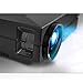 Tiptiper Mini LED Projector, 1000lumens, 800x480p Entertainment Home Cinema Theater Multimedia