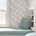NuWallpaper NU1651 Dandelion Grey Peel & Stick Wallpaper, Neutral