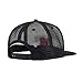 Unisex King Flip Mesh Trucker Caps Baseball Hat Flat Brim Hats for Splatfest (One Size, Blue)