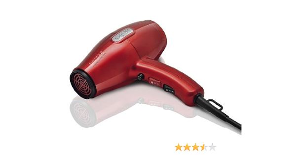 Amazon.com: Gama secador de pelo C/Diff 2200 W Ion 2 Vel 4Temp Rojo  Turmalina : Todo lo demás