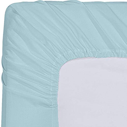 Utopia Bedding King Fitted Sheet Bottom Sheet Deep Pocket Soft