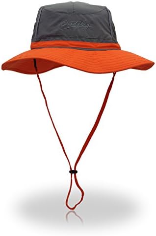 TARTINY Fishing cap Fashion Cool Outdoor Sun Hats Summer Outdoor Sun Hat (deepgrey+orange)