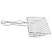 Cat Litter Scoop, Durable Metal Pet Kitty Kitten Sifter Heavy Duty with Long Handle Pet Kitty Dog Pooper Scooper, Easily Clean Litter Box