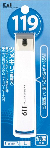 Japan Health and Personal Care - 119 nail clippers 001 L (straight blade) *AF27*
