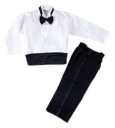 Spring Notion Baby Boys' Black Classic Tuxedo with