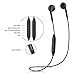 Bluetooth Running Headphones, Wireless V4.1 Sports Sweatproof Earphones Noise Cancelling Earbuds for Gym Built-in Mic Compatible iPhone X/8/7/6, Samsung S9/S8 Note 8/7 and Android Smartphones (Black)