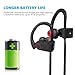 LetMet V4.1 Bluetooth Headphones Wireless - Sport Earphones - HD Stereo - Sweatproof Earbuds With Mic - Noise Cancelling Headsets For Running Workout and Gym