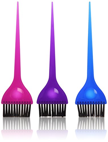 Soft 'N Style Translucent Dye Brush Set, 2.6 oz, 3 Piece, Pack of 4