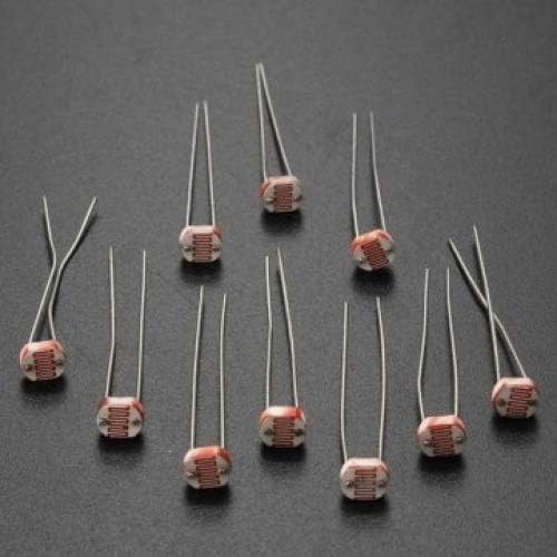 10 PCS 5MM GL5516 Light Dependent Resistor Photoresistor LDR - Image 3