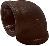 B-L9020 Black 90 Degree Equal Elbow - 2