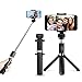 Potok Selfie Stick Monopod with Integrated Tripod and Bluetooth Remote Shutter. Extendable Wireless Selfie Stick. for iPhone X/8/8P/7/7P/6s/6P/5S/SE, Samsung Galaxy S6,S7,S8, Android