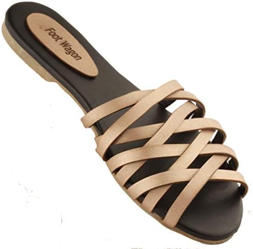 Foot Wagon Women's Flats | Ladies Sandal |Women Flats | Ladies Slippers |Girls Slippers | Beige |Flats_03