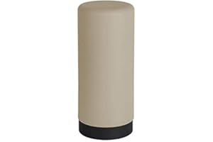 WENKO Easy Squeeze Dish Soap Dispenser for Kitchen Sink, Squeeze Bottle for Liquid and Hand Lotion, Round Refillable Plastic Bottles, Easy to Fill and to use, 8.5 oz, Taupe