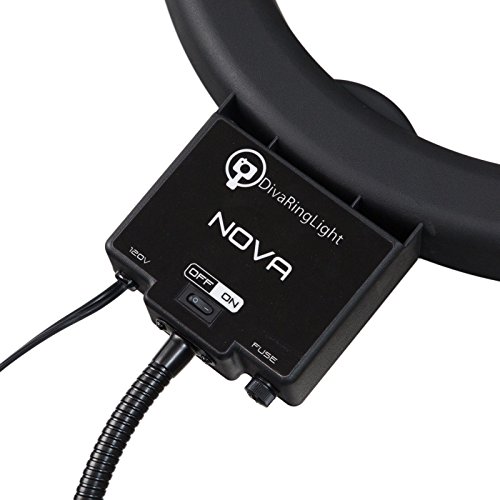 Diva Ring Light Nova 18" Fluorescent High Power Brightness Photo/Video Ring Light w/ 6' Light Stand for Video, Photo, YouTube, Stream, Beauty