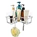 SANNO Shower Organizer Adhesive Corner Shower Caddy, Bath Shelf Storage Shampoo Conditioner Bathroom Kitchen Storage Organizer for Kitchen & Bathroom Accessories - Rustproof Stainless Steel