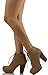 Soda Women's Agenda Ankle Lace Up Platform Chunky Heel Ankle Bootie