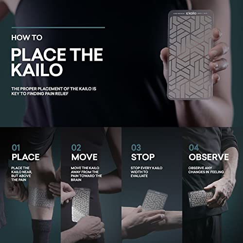 Kailo Kits Nanotech BioAntenna Pain Patch Interacts with