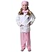 Girls Pink Doctor Costume for Kids - Size 6-8 | Kids Scrubs, Kids Doctor Coat, Kids Doctor Costume, Doctor Dress Up for Kids, Kids Scrubs for Girls, Doctor Coat for Kids, Kids Scrubs Sets