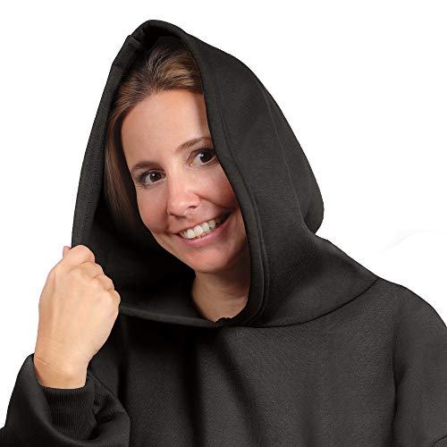 THE COMFY | Oversized Unlined Wearable Fleece Cotton Blanket, One Size Fits All, Shark Tank