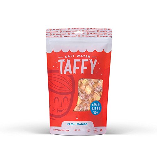 Taffy Shop Sweeto Mojito, Rum Lime Mint Salt Water Taffy Gourmet Soft Chewy Candy, Bulk Sweet Snack, Fresh Gift & Gluten-Free, 35 Individually Wrapped Pieces (7oz)
