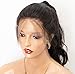 Chantiche Glueless Body Wave 360 Lace Wig with Natural Hairline and High Ponytail Brazilian Virgin 360 Lace Frontal Human Hair Wigs for Women 150% Extra Heavy Density 18inches Natural Color