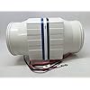MARINE-HIGH-PERFORMANCE-WHITE-IN-LINE-BILGE-BLOWER-12V-230CFM-10AMP-15A-FUSE