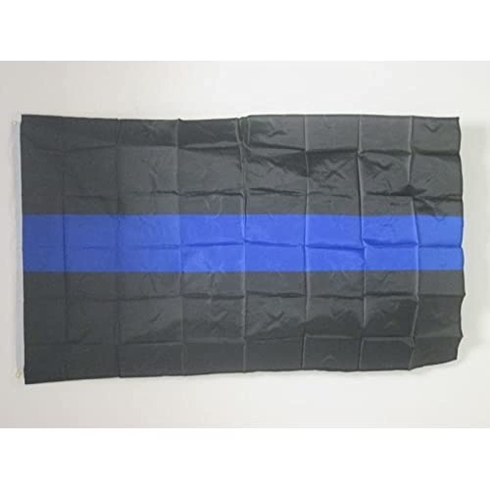 AZ FLAG - Thin Red Line And Thin Blue Line Dual American Flag - 3x5 Ft - Light Polyester United States Banner with Two Brass Eyelets - Fade Resistant - Vivid Colors - 3' x 5' Feet - 150x90 Cm