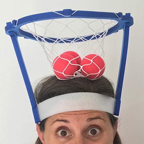 FUN delivery bask HEAD ball Foam Basketball Game for indoors, pool, tailgate, classroom (set of 2), - Thumbnail 5