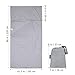 HOMEMAXS Sleeping Bag Liner Travel Sheet Soft and Breathable For Outdoor Picnic Travel Hotel, Grey