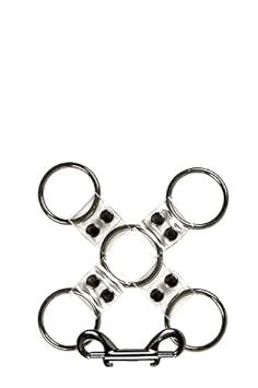 Bare Bondage Fesselkreuz in transparent/schwarz