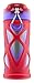 Zulu Echo BPA-Free Vacuum Insulated Stainless Steel Water Bottle with Flip Straw, Pink, 16 oz.